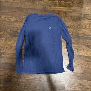 Vineyard Vines Men's Navy Long Sleeve Tee